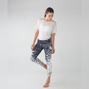 LULULEMON High Times Pant *SE Pretty Plume Angel Wing / Black / Angel Wing